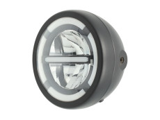 Scheinwerfer Rund 165mm Angel Eye "Cross" LED 12V